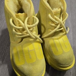 UGG Kids Sunny Yellow Boots
